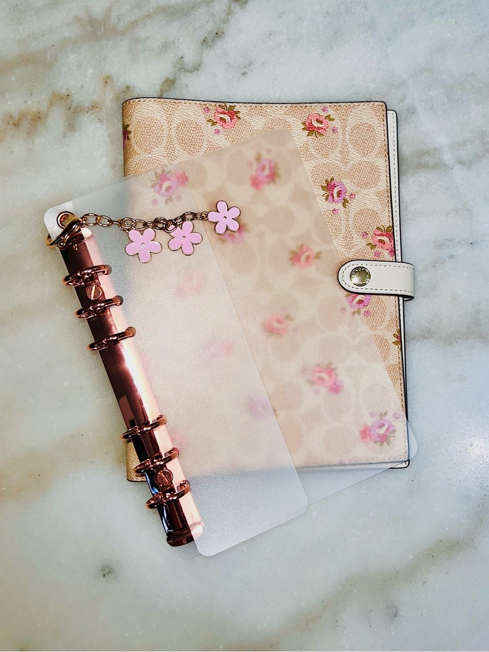 COACH Notebook A6 Binder Adapter Insert & Pockets ONLY I NOTEBOOK* Not Included